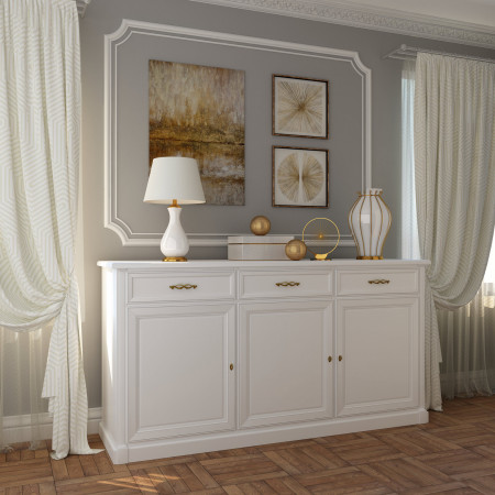 Credenza classica in legno su misura