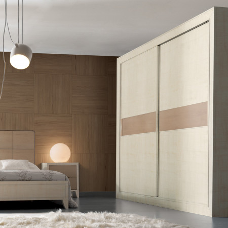Cantiero New Age armadio 2 ante con inserto design