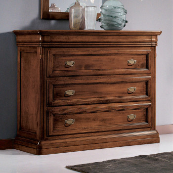 Comò 3 cassetti grandi 1 piccolo in legno massello