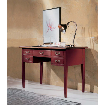 Scrivania da cm 150 con cassetti, dettaglio lampada