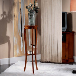 Portavaso rotondo altezza cm 100 con dettaglio cornice