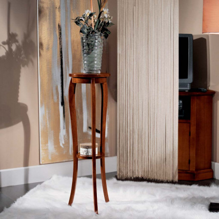 Portavaso rotondo altezza cm 100 con dettaglio cornice