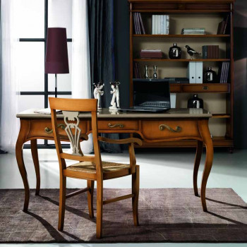 Scrivania classico in legno 160 cm, design provenzale