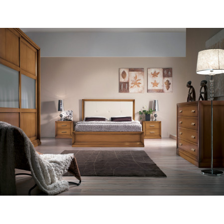 Comò contemporaneo con 4 cassetti in camera da letto