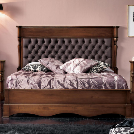Letto testata ecopelle rete contenitore, dettaglio testata