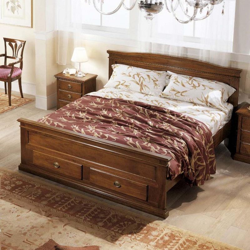 Letto Matrimoniale Con Cassetti Laterali