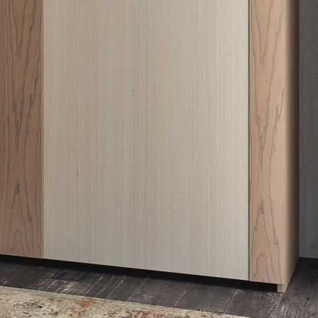 Dettaglio ante legno frassino e tanganika