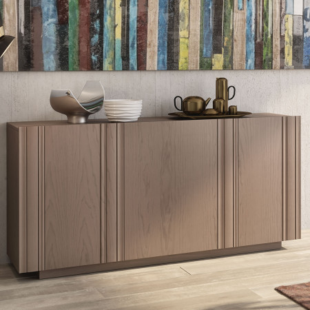 Credenza Nova Vita, dettaglio venature frassino