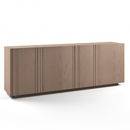 Credenza Nova Vita 4 porte in frassino, legno massello
