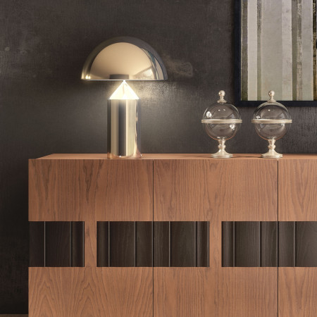 Credenza Terranova 3 porte con inserti legno massello