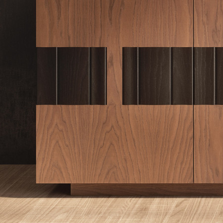 Dettagli della Credenza Terranova 4 porte in legno massello