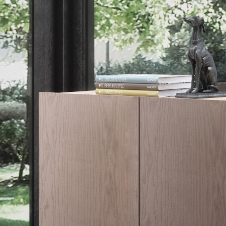 Credenza Nova Style 3 porte dettaglio venature legno