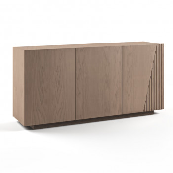 Credenza Nova Style 3 porte in legno frassino con dettaglio ante