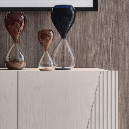 Dettaglio dell'anta della Credenza Nova Style 4 porte in legno