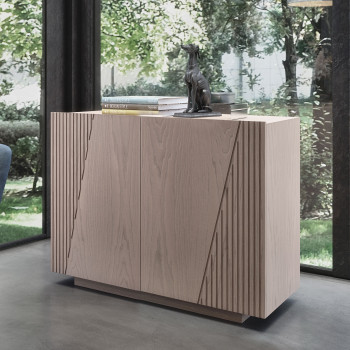 Credenza Nova Style 2 porte dettagli legno