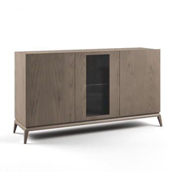 Credenza Nova Plus in legno massello a tre ante