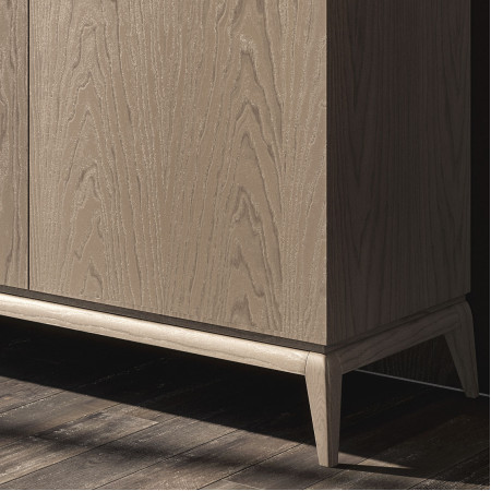 Credenza Nova Plus 3 porte dettaglio legno frassino