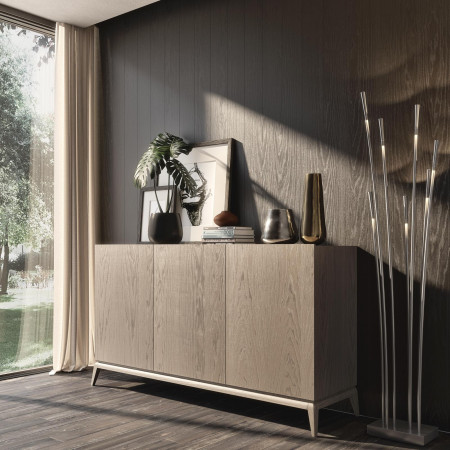 Credenza Nova Plus 3 porte in legno massello