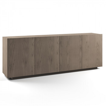 Credenza Nova Plus in legno con venature a vista