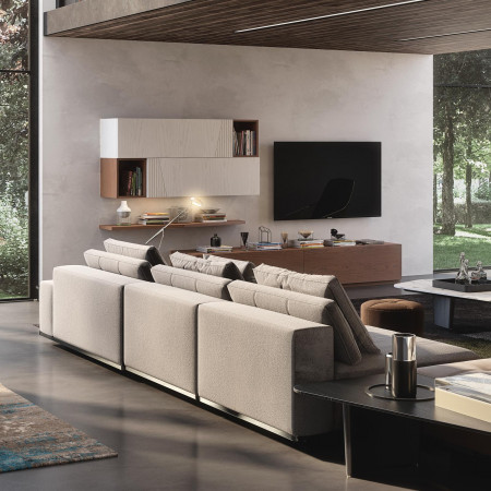 Mobile per soggiorno Nova 8 in legno nell'ambiente