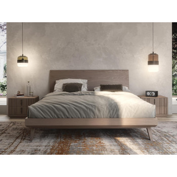 Camera da letto Nova Concept con testata e comodini in legno