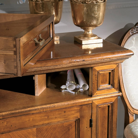 Dettaglio segreto della Credenza 2 porte 2 cassetto