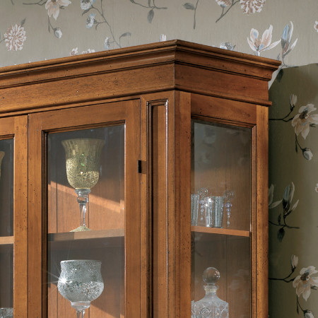 Dettaglio credenza della sala da pranzo classica spina pesce