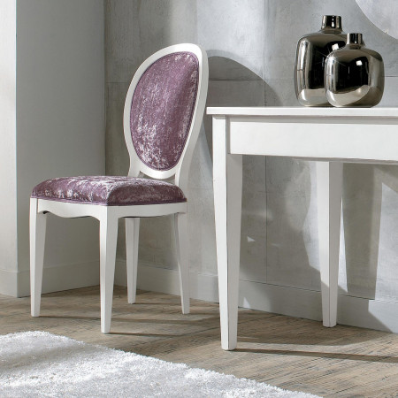 Consolle 140x55/135 legno bianco e gambe piramidali