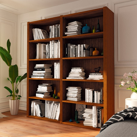 Libreria in legno modulare