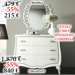 Como' con specchiera Chantal in offerta speciale