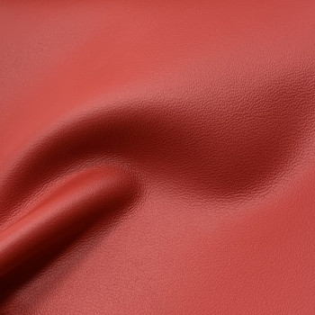 Dettaglio superficie pelle liscia Florence rosso
