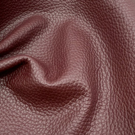 Pelle bordeaux con grana Silia, dettaglio superficie Dettaglio pelle bordeaux grana Silia