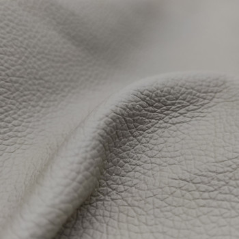 Dettaglio grana pelle grigio cemento Silia