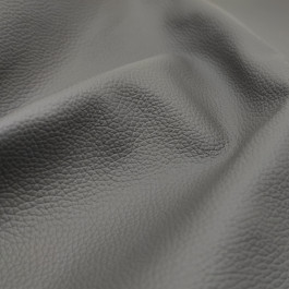 Dettaglio pelle grigia Silia con grana Dettaglio grana pelle grigia Silia