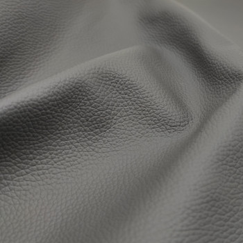 Dettaglio grana pelle grigia Silia