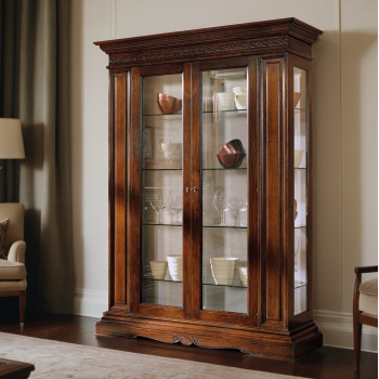 Argentiera 2 porte spalle con bugna, dettaglio vetro