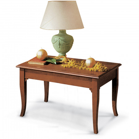 Tavolino rettangolare 109x54 con piano sporgente