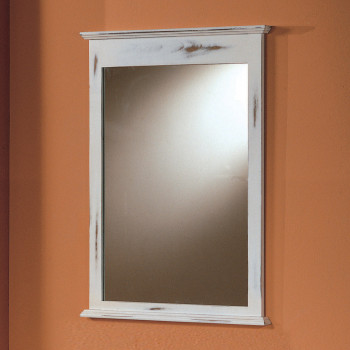 Specchiera 73 x 102 con cornice lavorata in legno