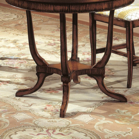 Dettaglio gambe tavolo inglese da cm 90, legno faggio