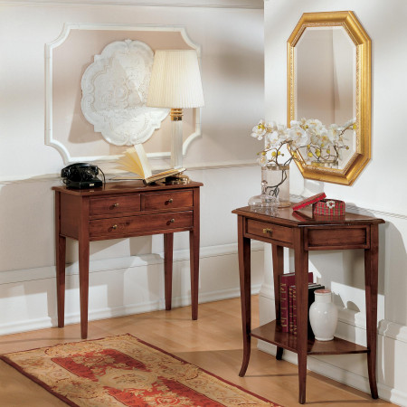 Consolle 3 cassetti legno toulipier in ambiente