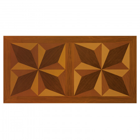 Tavolo intarsiato stella allungabile da 170x90 a 250x90