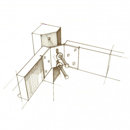 Tavolo impiallacciato noce allungabile da 160x90 a 320x90