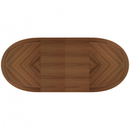 Tavolo ovale con 2 prolunghe allungabile da 160x110 a 260x110