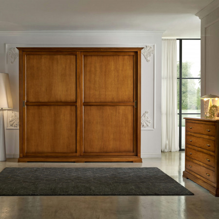 Camera da letto in legno classica