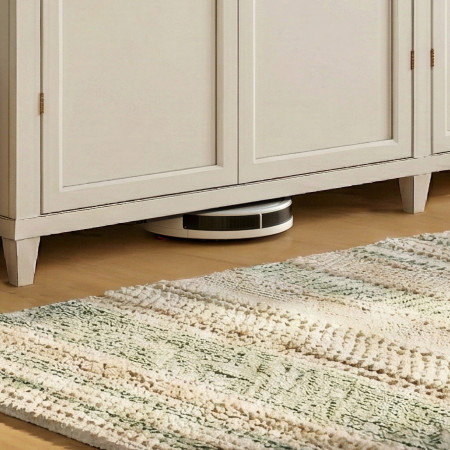 Armadio 4 ante battenti in legno e piedini