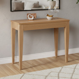 Consolle in frassino allungabile da 50x90 a 300x90