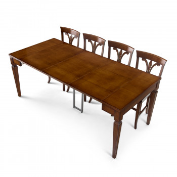 Consolle allungabile in legno da 50x90 a 200x90 cm