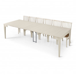 Consolle allungabile in legno da 110x50 a 300x110 cm Consolle allungabile in legno da 110x50 a 300x110 cm