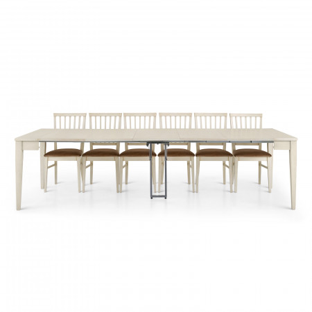 Consolle allungabile in legno da 110x50 a 300x110 cm