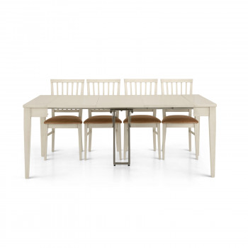 Consolle allungabile in legno da 110x50 a 200x110 cm